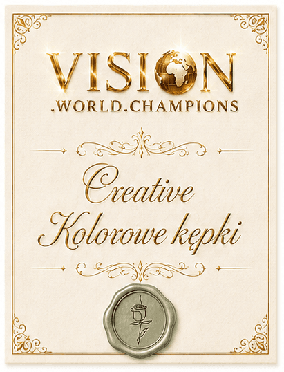 Creative kolorowe kępki